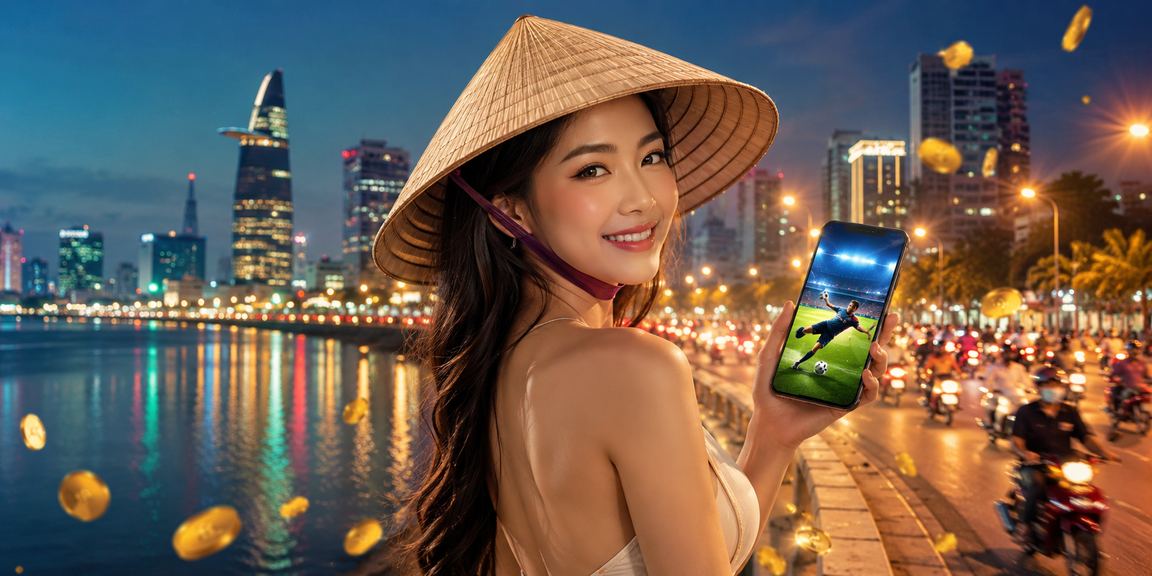 Người dùng ở Thành phố Hồ Chí Minh đăng nhập nền tảng thể thao trên điện thoại